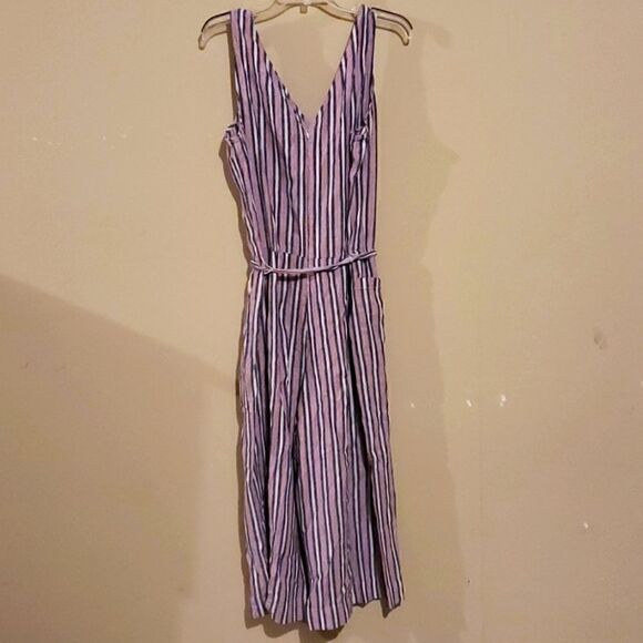 BEACH LUNCH LOUNGE Striped Jumpsuit Size X-Large - Picture 3 of 7